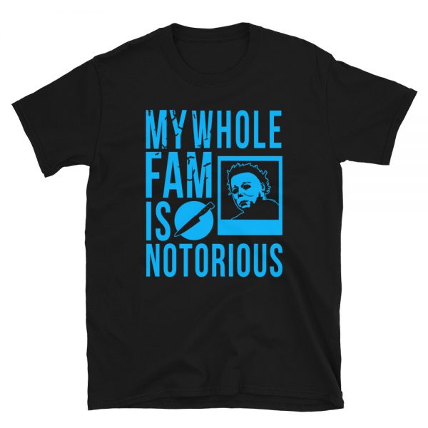 Michael Short-Sleeve T-Shirt (Black/Light Blue)