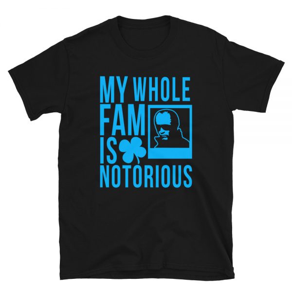 Whitey Short-Sleeve T-Shirt (Black/Light Blue)
