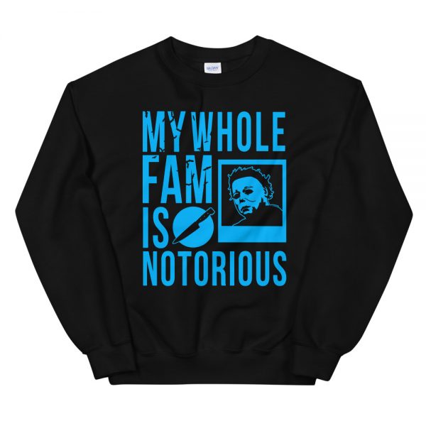 Michael Sweatshirt (Black/Light Blue)