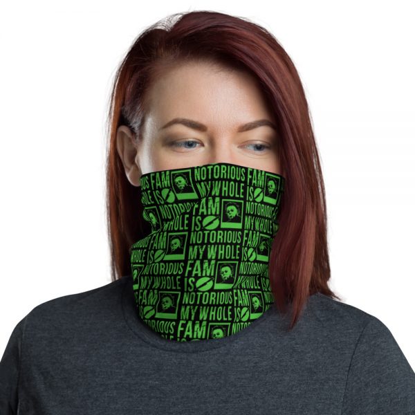 Notorious Michael Neck Gaiter (Black/Green)
