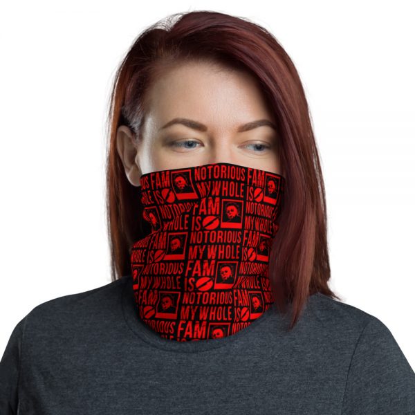 Notorious Michael Neck Gaiter (Black/Red)