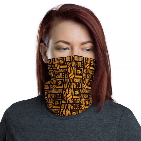 Notorious Michael Neck Gaiter (Black/Orange)