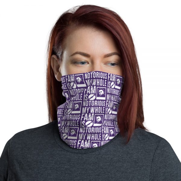 Notorious Michael Neck Gaiter (Purple/White)