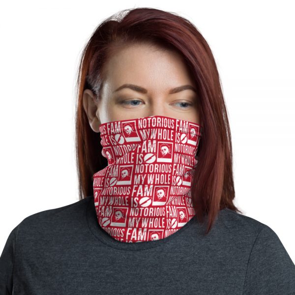 Notorious Michael Neck Gaiter (Red/White)