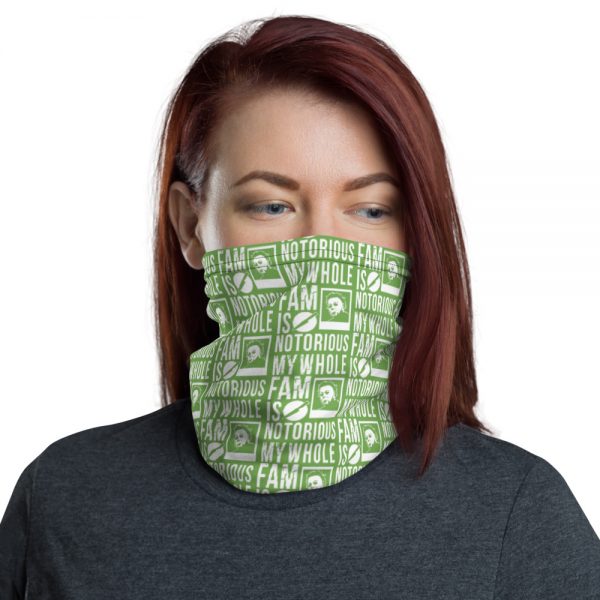 Notorious Michael Neck Gaiter (Green/White)