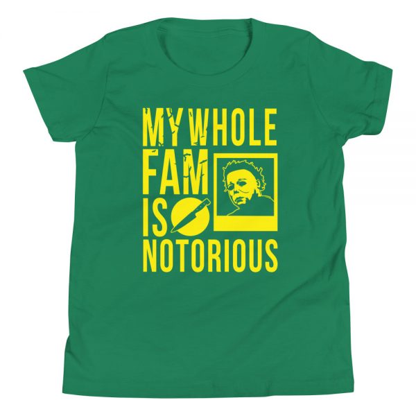 Notorious Michael Youth Short Sleeve T-Shirt (Kelly Green/Yellow)
